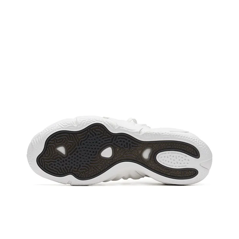 EQLZ EQUALIZER Coverage Wear Resistant Slip Resistant Performance Basketball Shoes White Ghost-4