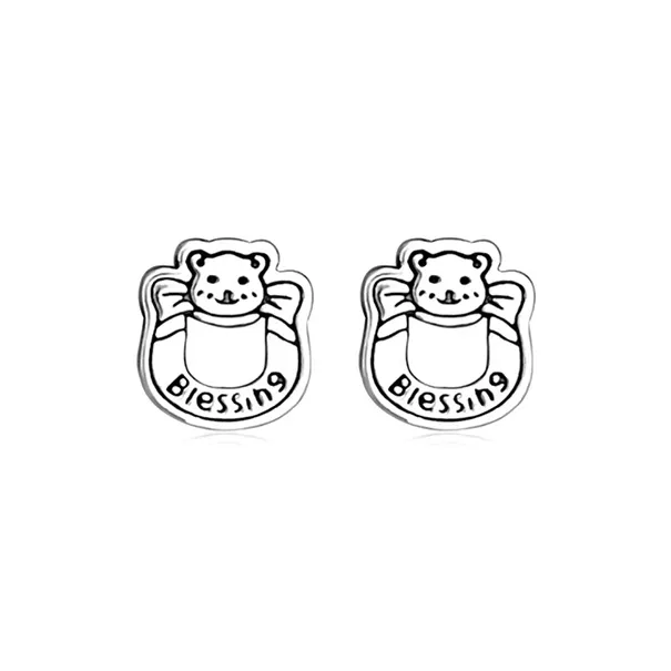 GIFT&CO S925 Silver Stud Earrings Women's-0