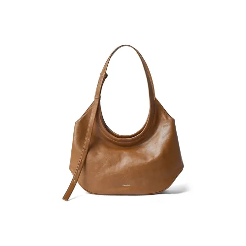 Omentar Cow Leather Wooden Horse Bag Crossbody Handbag Shoulder Bag Small Size Women's Black/Brown