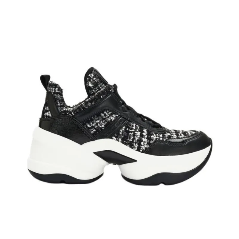 MICHAEL KORS Olympia Low Top Casual Shoes Women's Black-1