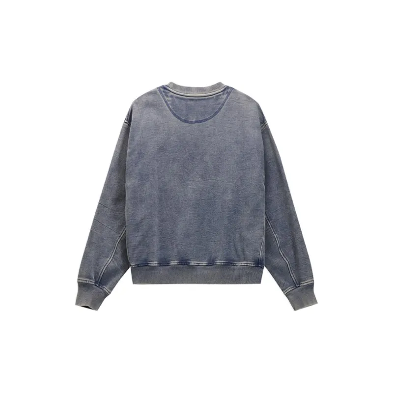 Ed Hardy FW24 Sweatshirt Women's Maribu Blue-1