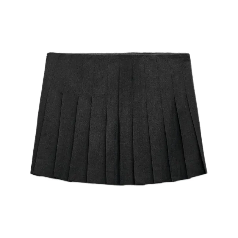 ZARA Casual Short Skirts Women's Medium Gray-1