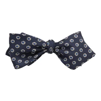 Ralph Lauren Silk Ties Unisex Marine Blue
