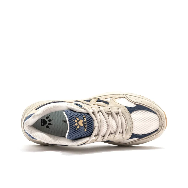 KELME Cushioning, Wear Resistant Low Top Casual Shoes Men's Gray Blue-3