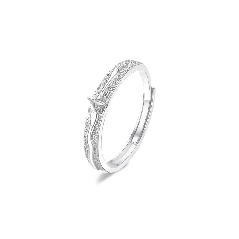 FANFRI Sterling Silver Rings Unisex Sweet Love Date Confession Box-5