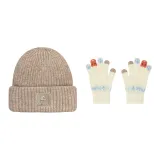 Brown Cap+Beige Glove