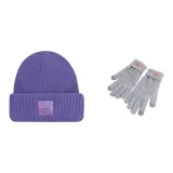 Purple Hat+Dark Gray Glove