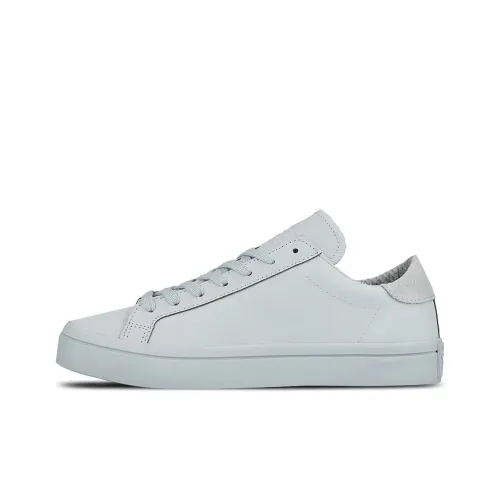 Adidas Originals Courtvantage Adicolor Anti-Slip Wear-Resistant Low-Top Skateboard Shoes Men's Gray Blue