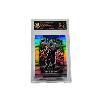 PANINI KD Player Card Select Collection, Silver Mirror Collection, Multicolor Holographic Card Graded Cards 1 Pc