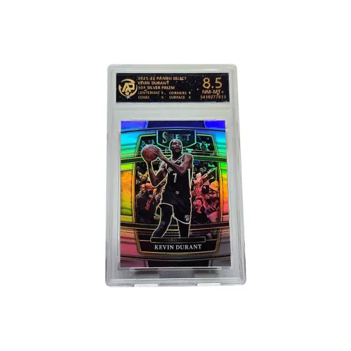 PANINI KD Player Card Select Collection, Silver Mirror Collection, Multicolor Holographic Card Graded Cards 1 Pc