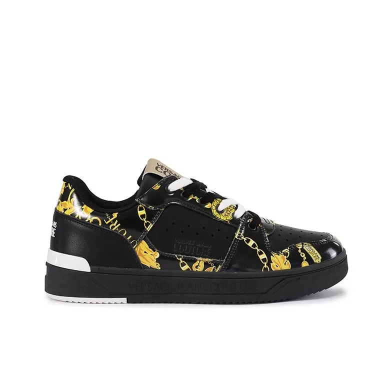 VERSACE JEANS COUTURE Floral Printed Lace Up Sneakers-1