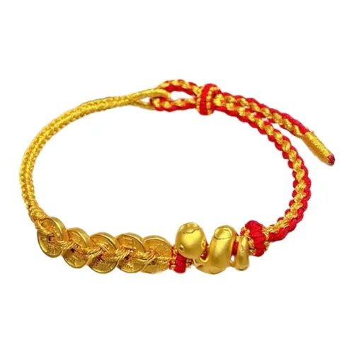 Royal Dragon Mirror Gold Bracelet Unisex