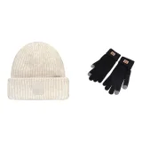 White Cap+Black Glove