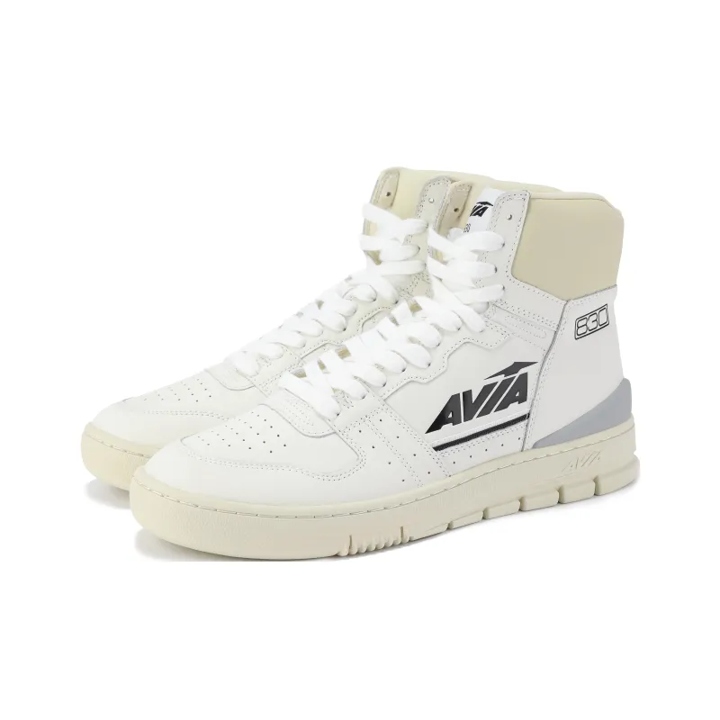 AVIA 830 Series Wear-Resistant High-Top Vintage Basketball Shoes Men's White-2