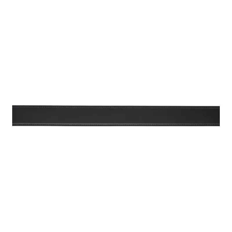 FERRAGAMO Calfskin Leather Belts Men's Black/Tawny Width: 4CM-1