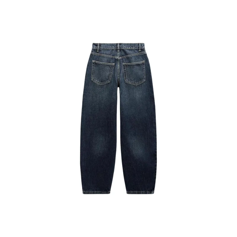 ZARA Trf Jeans Women's Marine Blue-1