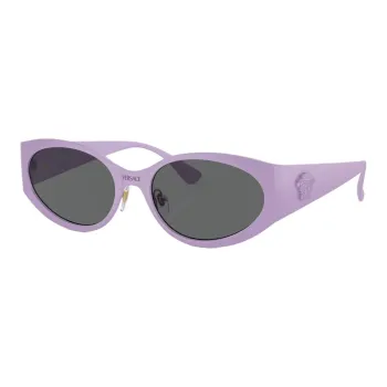VERSACE Logo plaque Oval frame Sunglasses