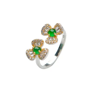 Honglangji Ice Type Jadeite Rings Women's