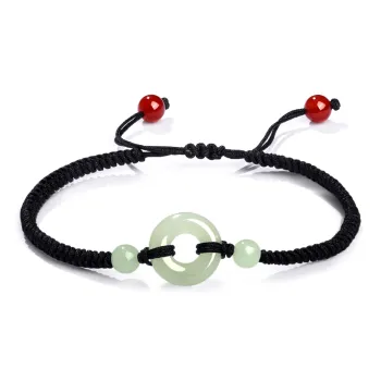 Lao Feng Xiang Hetian Jade White Jade/Pale Greenish White Jade Unisex