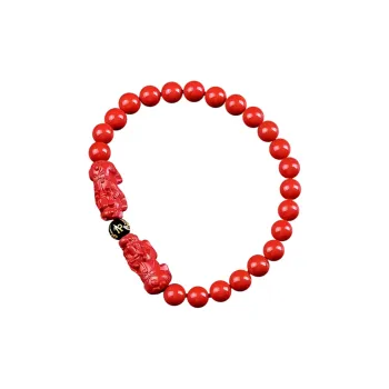 Stone On The Line Cinnabar Bracelets Women's