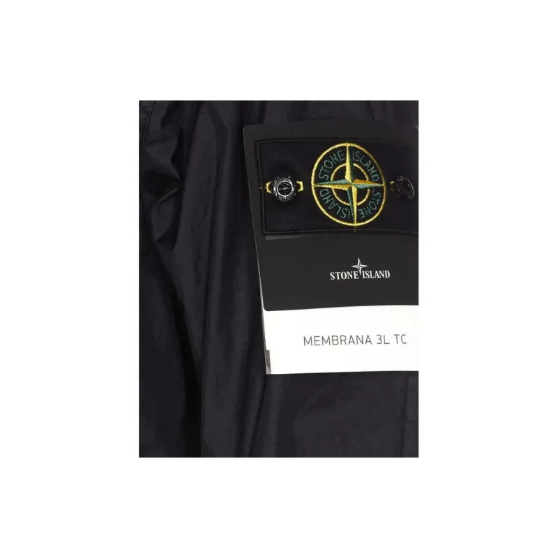 STONE ISLAND Membrana 3L Tc Zipped Hooded Jacket-2