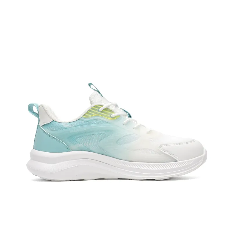 Warrior Anti Slip And Wear Resistant Lightweight Low Top Casual Running Shoes Men's White Blue Yellow-1