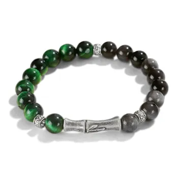 RboySe Tiger's Eye Stone Bracelets Unisex