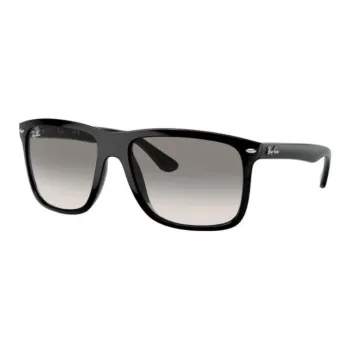 RayBan Thermoplastic Plastic Square Sunglasses Men's Black