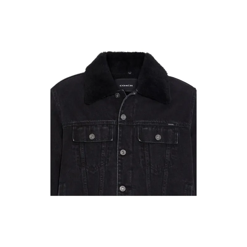 COACH SS23 Jackets Coats Men's Black-3