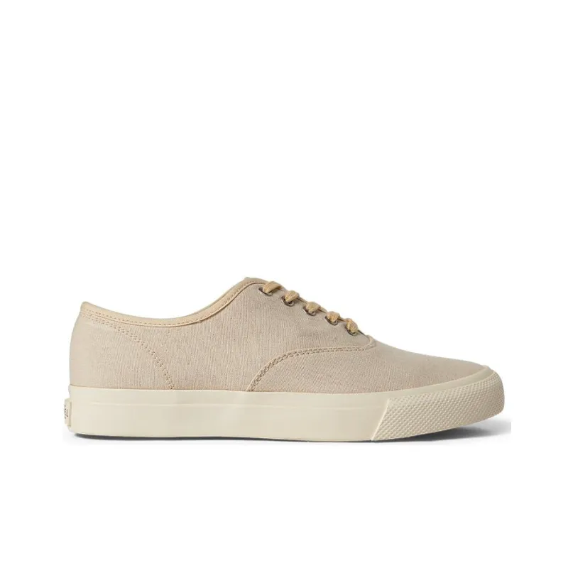 Polo Ralph Lauren Canvas New Norfolk Low-Top Skateboard Shoes Men's Beige-1