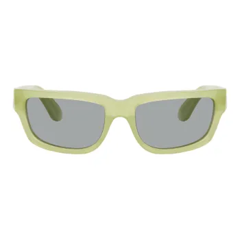 Retrosuperfuture Acetate Rectangular Sunglasses Men's Green