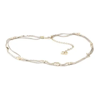 CHANEL Metal Artificial Pearl Rhinestone Waist Chains Women's Gold -