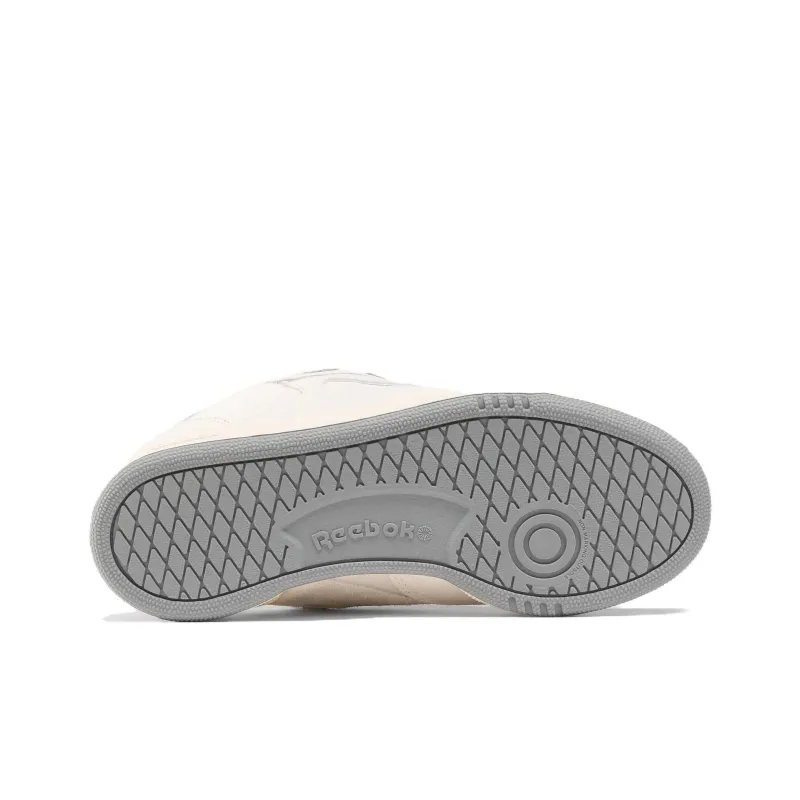 Reebok Club C Anti-Slip Wear-Resistant Low-Top Skateboard Shoes Women's White Gray-4