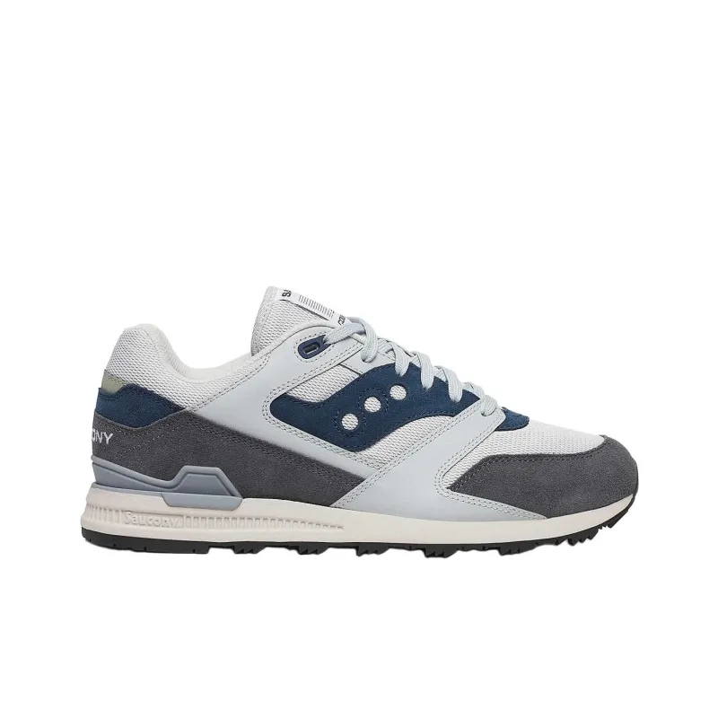 Saucony COURAGEOUS Anti Slip Wear Resistant Low Top Casual Shoes Unisex Gray Blue-1