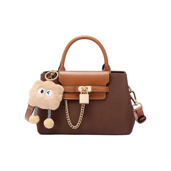 TUCANO Cow Leather Shoulder Bag, Crossbody Bag, Handbag Medium Size Women's Chocolate Brown