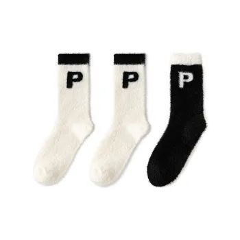 JIAZINI Mid Calf Socks Women's 3 Pack
