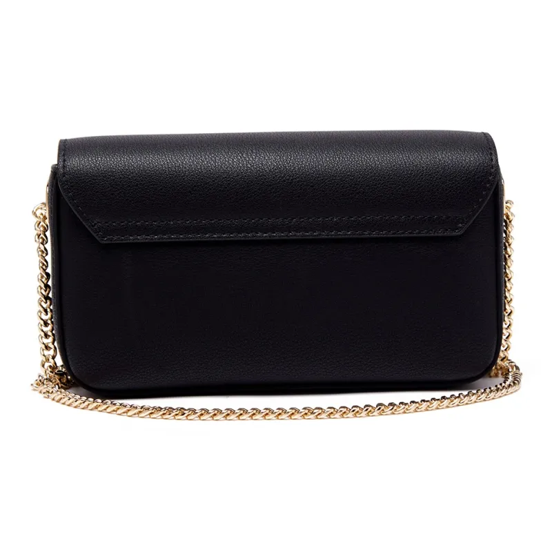 Montagut Cow Leather Small Square Bag Shoulder Bag, Crossbody Bag Regular Women's Black/White/Mustard Green-3