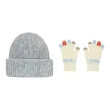 Gray Cap+Beige Glove