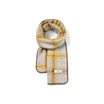 BANDICOOT Polyester Knit Scarves Unisex Grass Green Gray