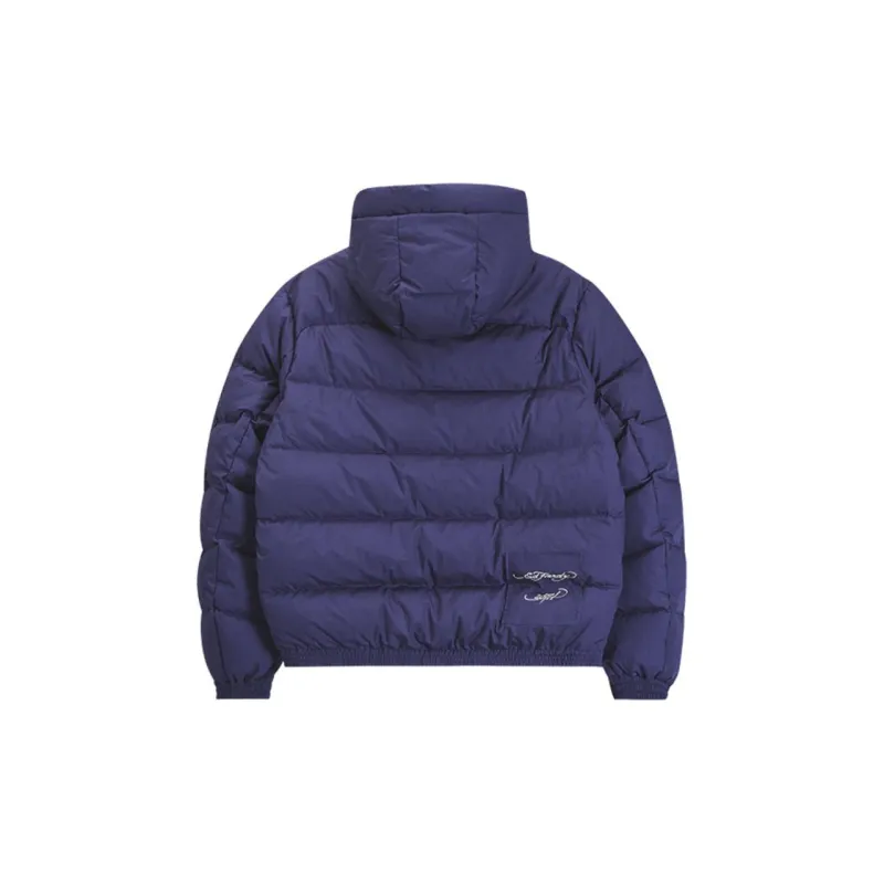 Ed Hardy x BRUNO FW24 Down Jacket Men's Midnight Blue-1
