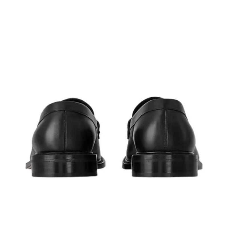 LOUIS VUITTON Fle Loafers Men's Black-3