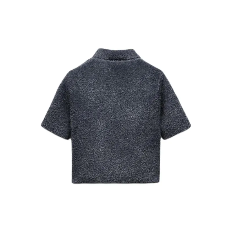 ZARA Polo Shirt Women's Dark Gray-1
