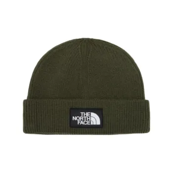 THE NORTH FACE Acrylic Polyurethane Beanies Unisex Khaki