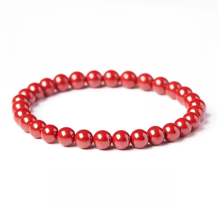 Harf Cinnabar Jade Bracelets Unisex-51