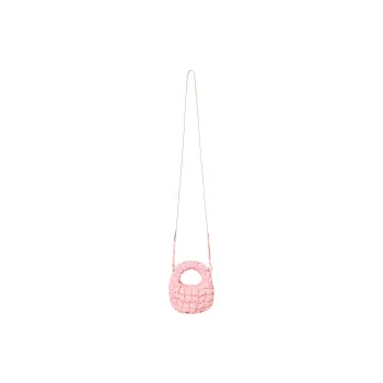 COS Polyester Cloud Bag Handheld Shoulder Bag Crossbody Bag Mini Women's Pink