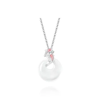 Central Fashion Chalcedony Jade Necklaces Women's