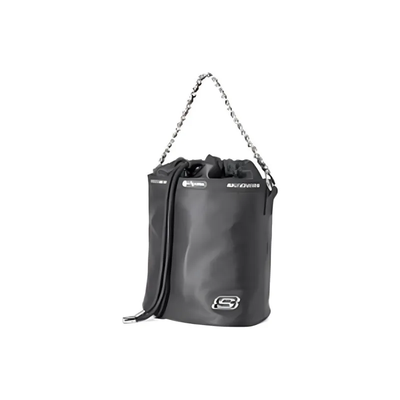 Skechers LeSportsac Collaboration Fabric Bucket Bag, Handbag, Shoulder Bag Regular Unisex Dark Blue Black-1