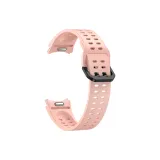 Pink/Dual-Hole Button Style Silicone Strap