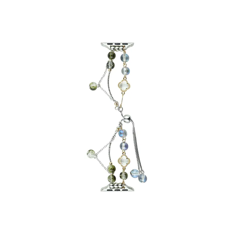 Vobafe Watch Band Apple Compatibility Cat's Eye Stone Material-6