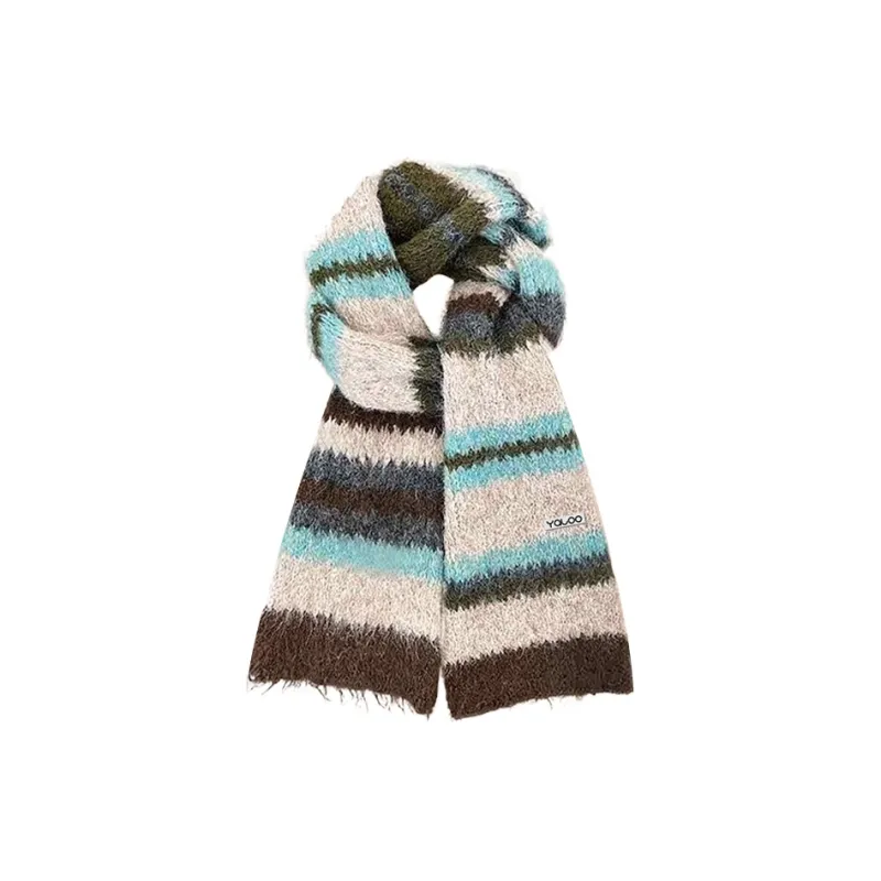 Yalu Polyester Knit Scarves Unisex Gift Box Set-9